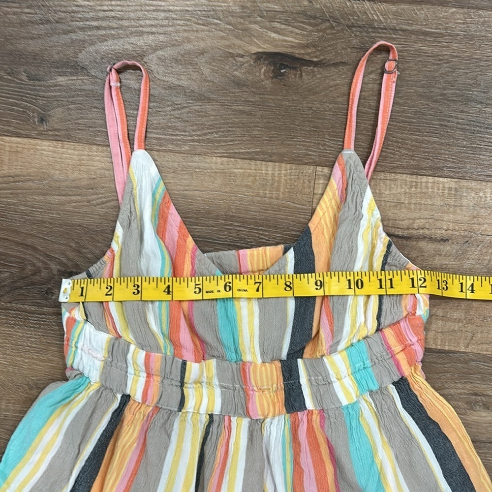 O’Neill Kelby Stripe top tank crop style Size XS. Beautiful summer fun colors - Picture 8 of 9